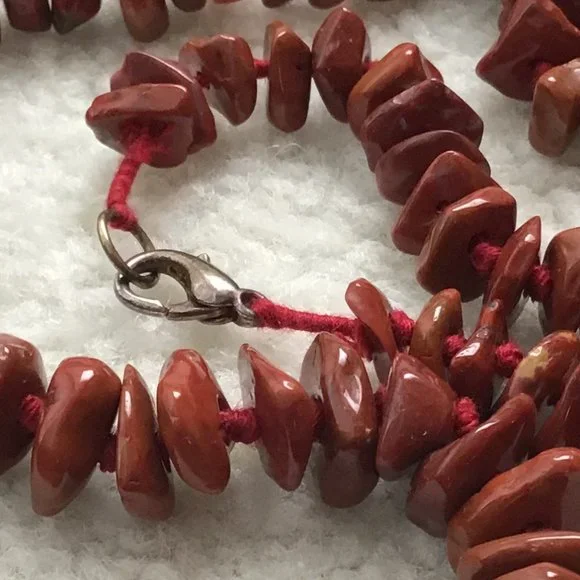 Striking Vintage Necklace Onyx Gemstone - Picture 14 of 14